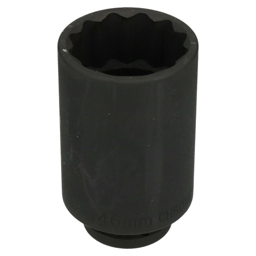 [AT4414] ⬡ Ilga smūginė galvutė 1/2" 46 mm (12-briaunė) (AT4414, ELLIENT TOOLS)
