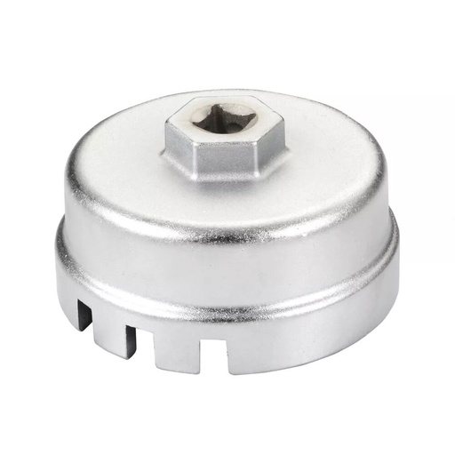 [AT1713] ⬡ Oil filter 3/8" dr. socket 64.5mm 14-flutes 6pins (AT1713, ELLIENT TOOLS)