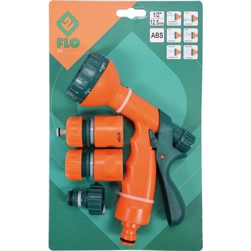[89206] ⬡ Žarnos vandens antgalių rinkinys 1/2" 4 vnt. (89206)