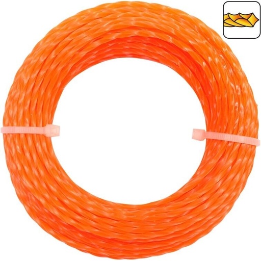 [89479SIL] ⬡ Grass trimmer line SILENT 2.0mm x 15m (89479SIL)