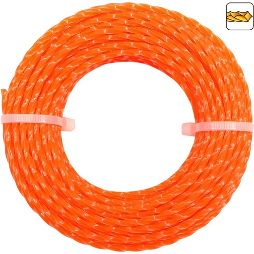[89480SIL] ⬡ Grass trimmer line SILENT 2.4mm x 15m (89480SIL)