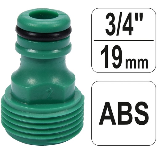 [89015] ⬡ Snap-in tap adaptor 3/4" (external thread) (89015)