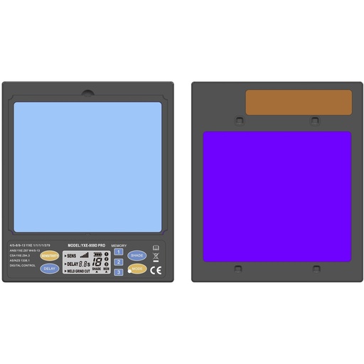 [YXE959D] ⬡ Automatinis filtras suvirinimo kaukei, YXE-959D (YXE959D)