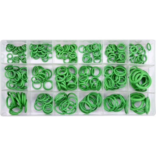 [YT06879] ⬡ O-ring set 270pcs HNBR for air conditioning (YT06879, YATO)