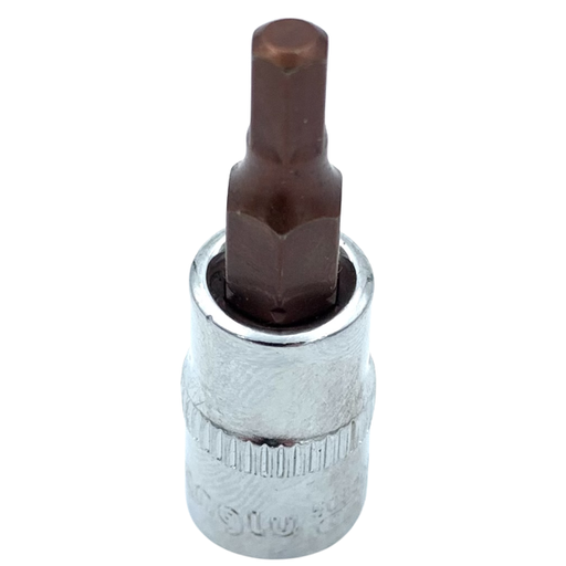 [CL503606] ⬡ 1/4" Dr. HEX bit socket 37L 6mm (CL503606, CHANGLU TOOLS)