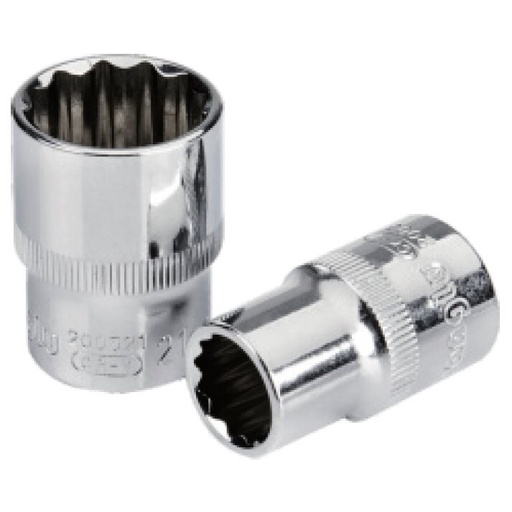 [CL200513] ⬡ 1/2" Dr. 12pt. Socket 13mm (CL200513, CHANGLU TOOLS)