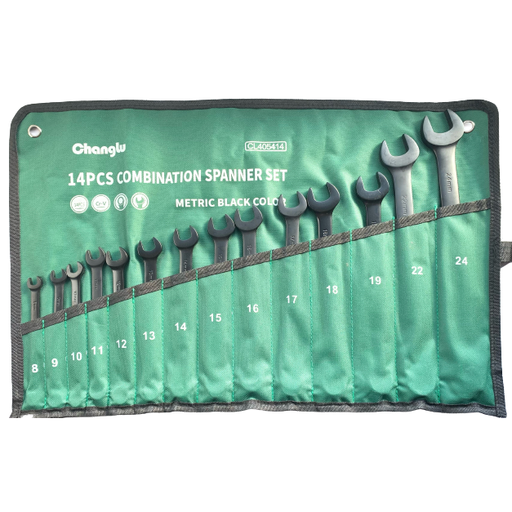 [CL405414] ⬡ Kombinuotų raktų rinkinys 14 vnt. (8-24 mm) (CL405414, CHANGLU TOOLS)