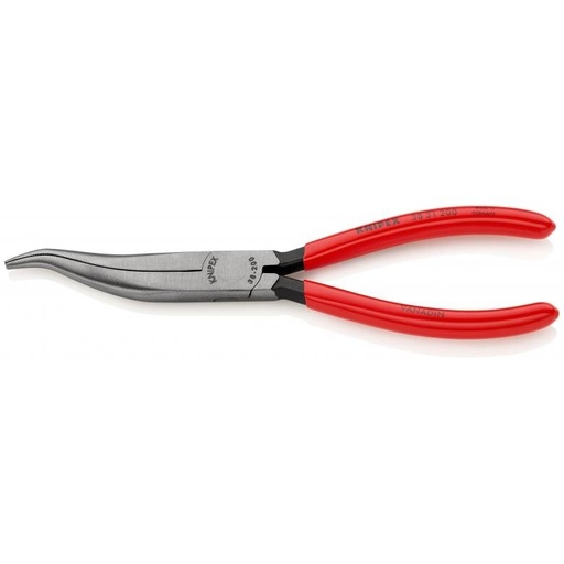 [3831200] ⬡ Long nose pliers with cranked half-round jaws 200 mm (3831200, KNIPEX)