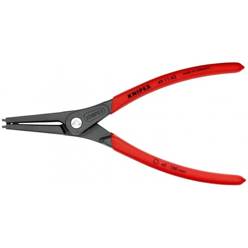 [4911A3] ⬡ Tikslios replės žiedams. Išorinės 225 mm (Ø40-100 mm) KNIPEX (4911A3, KNIPEX)