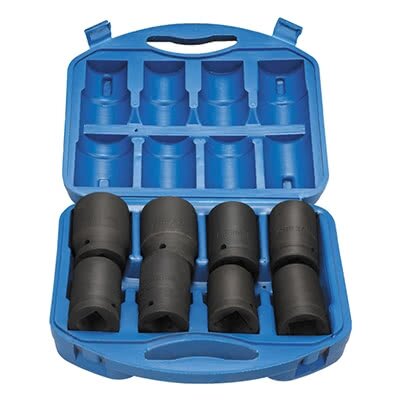 [BD8] ⬡ Smūginių galvučių rinkinys 1" 8 vnt. (21-41 mm) (BD8)