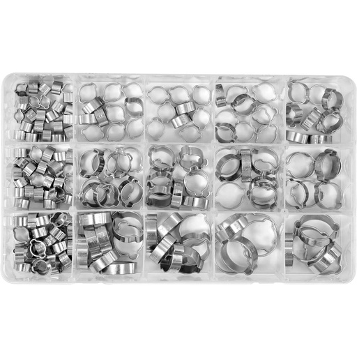[YT06784] ⬡ Hose clamps set (175pcs)(5-27mm) (YT06784, YATO)