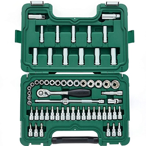 [ST09004SJ] ⬡ 3/8" Dr. Socket set 60pcs (ST09004SJ, SATA)