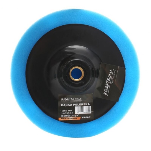 [KD3061] ⬡ Polishing sponge 150mm 26kg / m3 (blue) (KD3061)