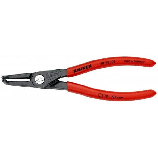 [4821J21] ⬡ Tikslios replės žiedams. Vidinės. Atlenktos 165 mm (Ø19-60 mm) KNIPEX (4821J21, KNIPEX)