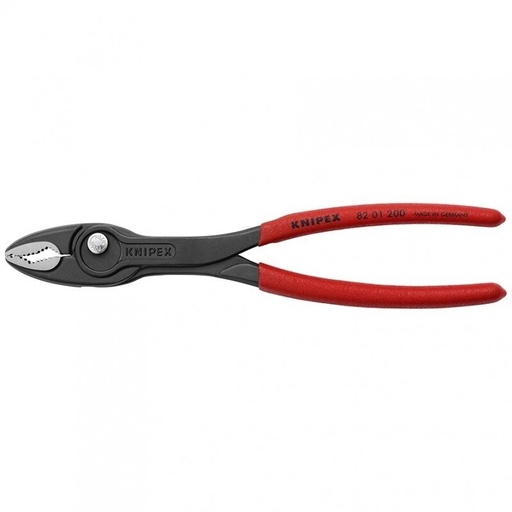 [8201200] ⬡ Santechinės replės 200mm (dvigubo griebimo) KNIPEX (su fiksavimu) (8201200, KNIPEX)