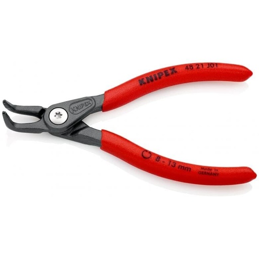 [4821J01] ⬡ Precision circlip pliers. Internal. Bent 130mm (Ø8-13mm) KNIPEX (4821J01, KNIPEX)