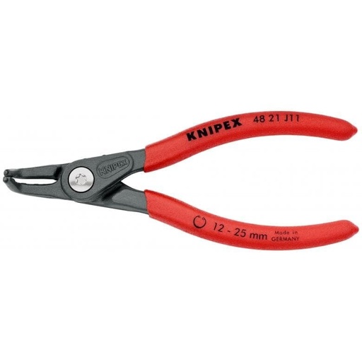 [4821J11] ⬡ Tikslios replės žiedams. Vidinės. Atlenktos 130 mm (Ø12-25 mm) KNIPEX (4821J11, KNIPEX)
