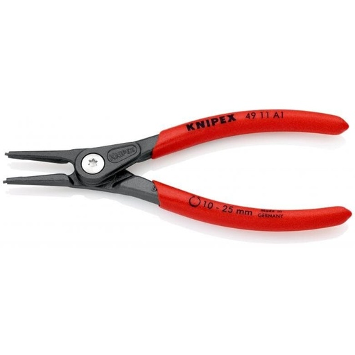 [4911A1] ⬡ Tikslios replės žiedams. Išorinės 140 mm (Ø10-25 mm) KNIPEX (4911A1, KNIPEX)