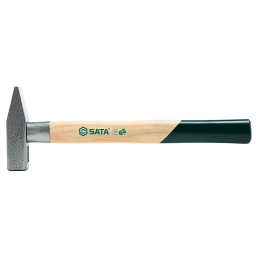 [S92403] ⬡ Engineer hammer with wood handle with protection 0.4kg, L=320mm (S92403, SATA)