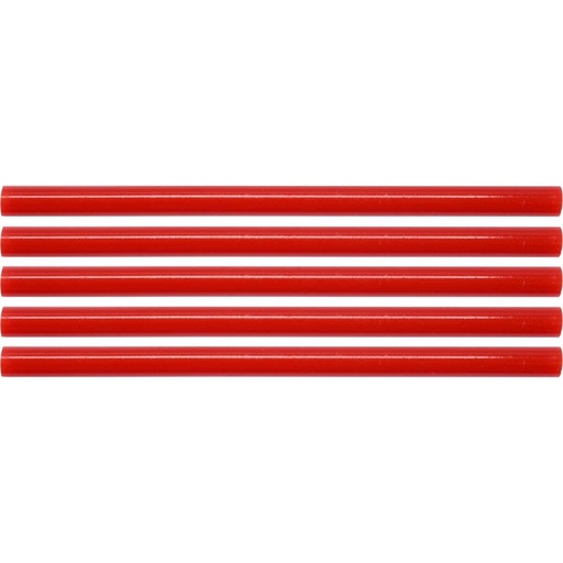 [YT82434] ⬡ Karšto klijavimo lazdelių rinkinys (raudonos) (5 vnt.) 11x200 mm (YT82434, YATO)