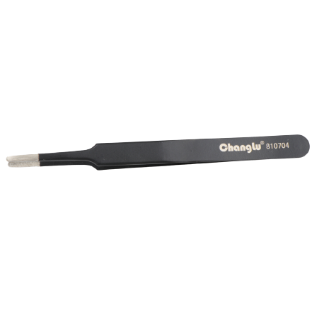 [CL810704] ⬡ Pincetas tiesus (apvali galvutė) 120 mm (CL810704, CHANGLU TOOLS)