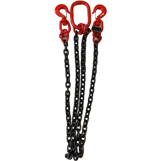 [G80TH228] ⬡ G80 two leg chain sling 2t, 2m x 8mm (G80TH228, TOHO)