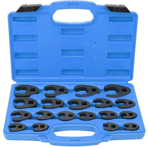 [MHR10146] ⬡ Veržliarakčių šoninių rinkinys 3/8" + 1/2" 19vnt. (8-32mm) (MHR10146)