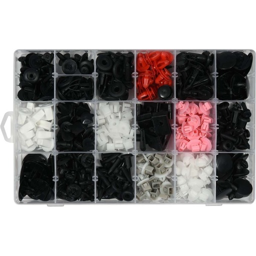 [YT06650] ⬡ Plastic Push-Type Clip Assortment (360pcs) Toyota Lexus (YT06650, YATO)