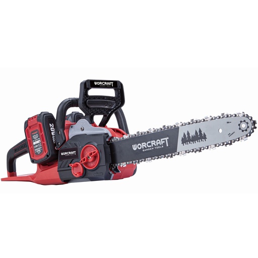 [CGCS40LIBA] ⬡ Li-Ion akumuliatorinis grandininis pjūklas WORCRAFT 40V (20V+20V) (CGCS40LIBA, WORCRAFT)