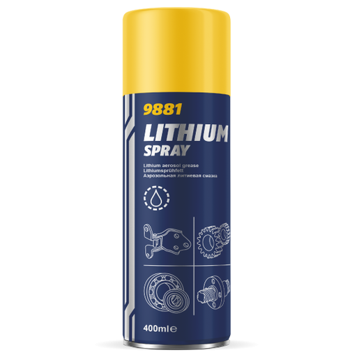 [9881] ⬡ MANNOL ličio purškiklis 400 ml (9881, MANNOL)