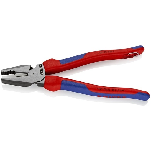 [0202225T] ⬡ Sustiprintos kombinuotos replės 225 mm KNIPEX (0202225T, KNIPEX)
