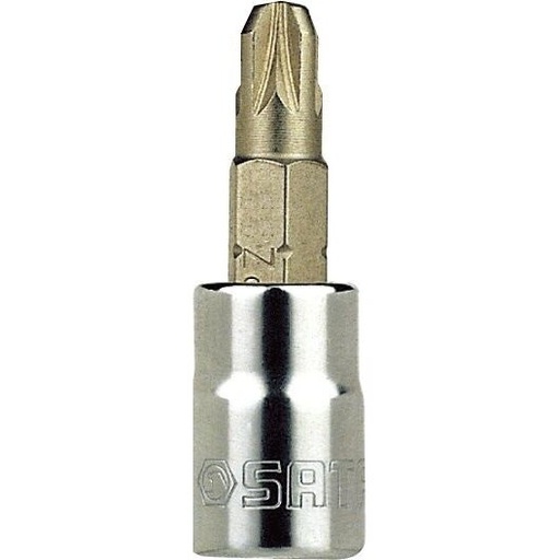 [SC22401] ⬡ Galvutė su POZI-DRIVE antgaliu 3/8" PZ1 (SC22401, SATA)
