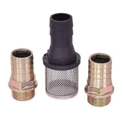 [DCTP60VC] ⬡ Spare part. 2pcs of couplers 3/4" - 1" and 1pc filter 1" for diesel fuel transfer pump DCTP60 (DCTP60VC, AOCHENG)