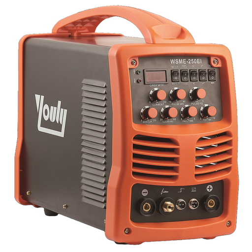 [YLWSME250EI] ⬡ Inverter welding machine semi automatic 230V (IGBT) AC/DC, TIG/ MMA (YLWSME250EI, YOULI)
