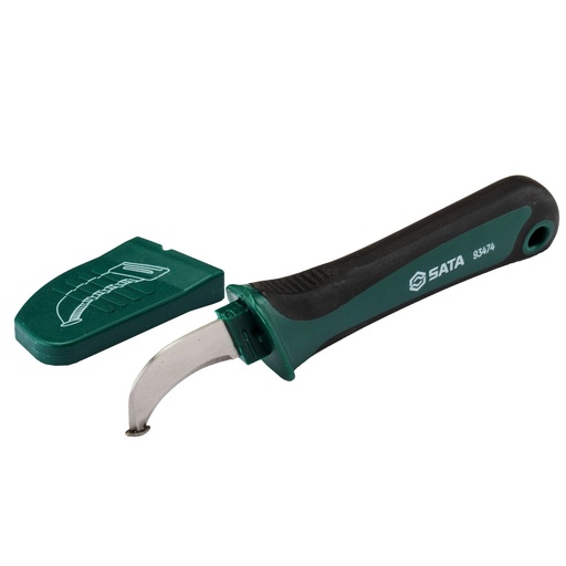 [ST93474] ⬡ Wire stripping knife (curved blades) (ST93474, SATA)