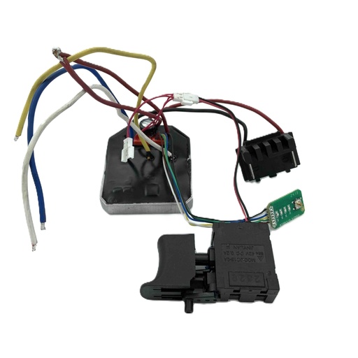 [CHSS20LiB353637] ⬡ Li-ion Cordless Hand Saw CHS-S20LiB Switch with control assy Spare part WORCRAFT (CHSS20LiB353637, WORCRAFT)