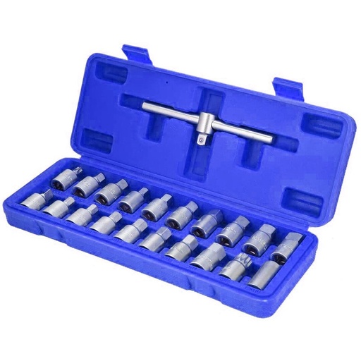 [MHR10131] ⬡ Oil drain plug key set, 21pcs (MHR10131)