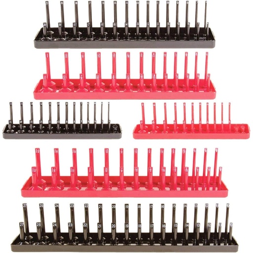[MHR10773] ⬡ Tray set (6pcs) for sockets SAE and Metric (MHR10773)