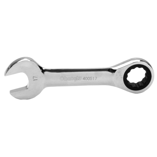 [CL400515] ⬡ Combination wrench with ratchet (short) 15mm (CL400515, CHANGLU TOOLS)