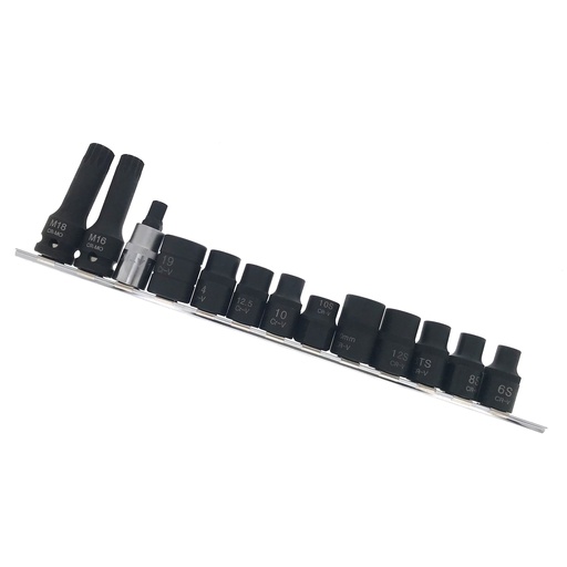 [GX9002] ⬡ 1/2'' Dr. Special socket set 13pcs (GX9002, ELLIENT TOOLS)