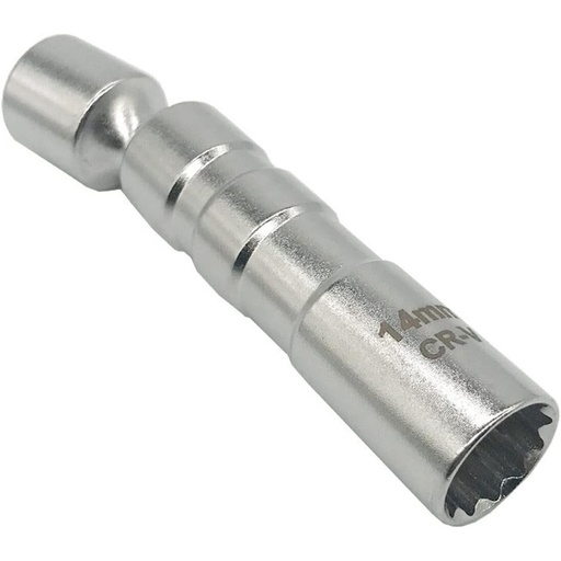 [CL205214] ⬡ 3/8" Dr. Universal spark plug socket 12pt 14mm (12-flute) (CL205214, CHANGLU TOOLS)