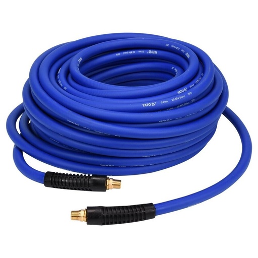 [YT24235] ⬡ Hybrid air hose with external threads 1/4" (8x14mm) 30m (YT24235, YATO)