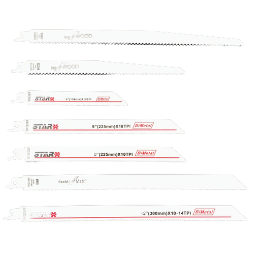 [WCBW225] ⬡ Blade for reciprocating saw Wood 225mm (WCBW225, WORCRAFT)