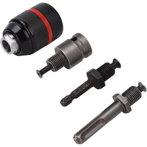 [MHRDGT01] ⬡ Drill chuck 1/2'' Ø2-13mm with adapters 4pcs (MHRDGT01)