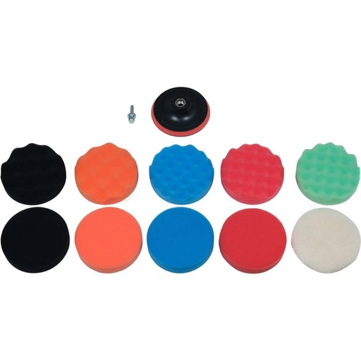 [YT47931] ⬡ Car detailing/polishing 125mm, M14 set 12pcs (YT47931)