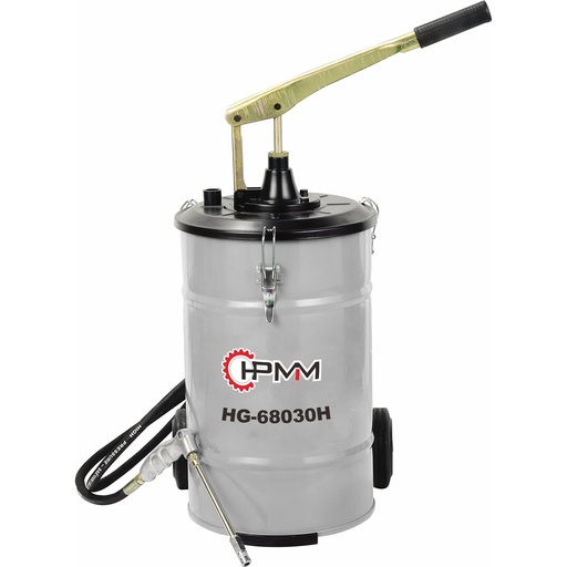 [HG68030H] ⬡ Manual grease pump dispencer, capacity 30kg (HG68030H, PULI)