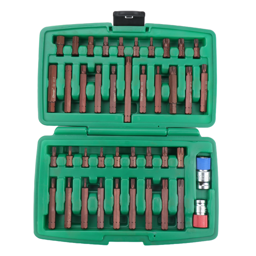[CL100841] ⬡ Atsuktuvo antgalių rinkinys 41 vnt. (IMBUS, TORX, SPLINE) S2 (CL100841, CHANGLU TOOLS)