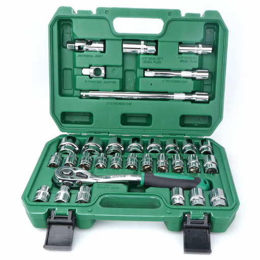 [CL106732] ⬡ 1/2" Dr. Socket set 32pcs 6pt+12pt (CL106732, CHANGLU TOOLS)