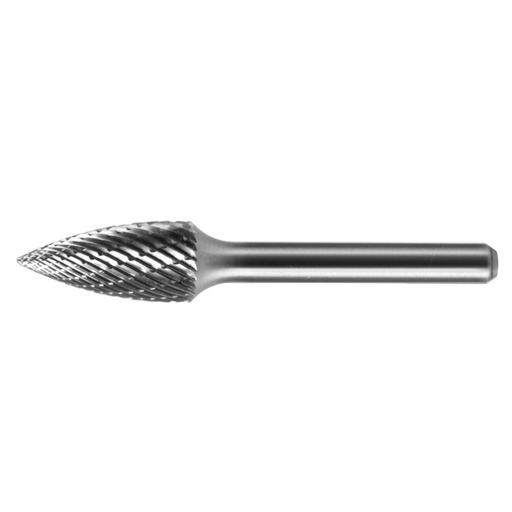 [GG612256] ⬡ Freza kietmetalio G kūgio formos pusapvalė Ø12 x 25mm (GG612256)