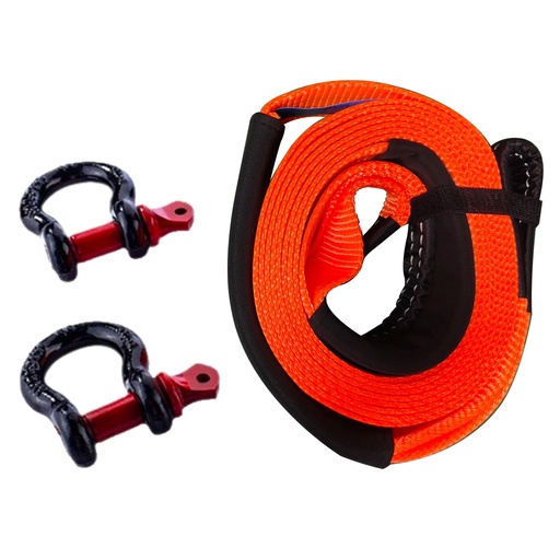 [THC12] ⬡ Tow rope 13.5t, L=6.0m, width 75mm (THC12, TOHO)